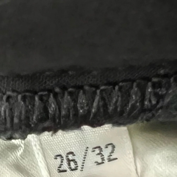 Acne Row Slouchy Straight Jeans Black Designer Casual Women’s Denim 26 - Picture 7 of 11